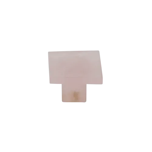 Bouton de meuble CARRÉ Quartz Rose